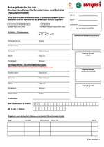 Antragsformular für das Deutschlandticket für Schülerinnen und Schüler